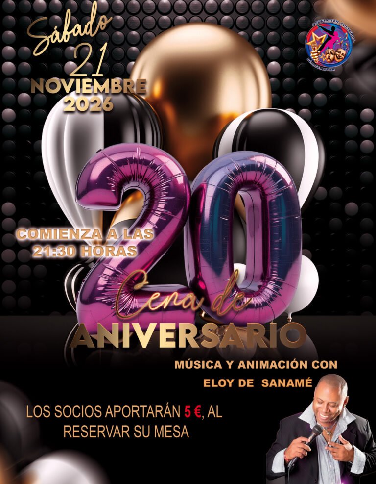 cena aniversario 2026